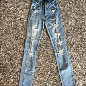Aeropostale ripped jeans